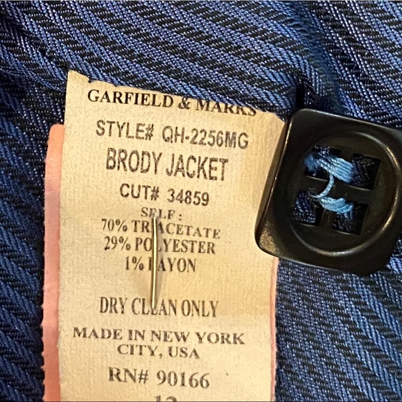 GARFIELD & MARKS for NORDSTROM | Black and blue pinstripe suit - Picture 10 of 10
